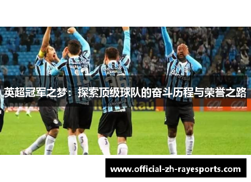 英超冠军之梦：探索顶级球队的奋斗历程与荣誉之路