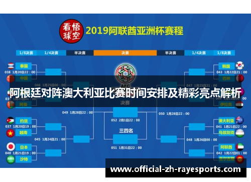 阿根廷对阵澳大利亚比赛时间安排及精彩亮点解析
